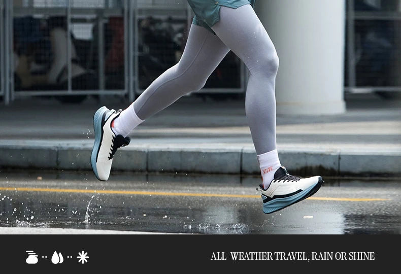 361 Degrees Wingblade Rainblock Men Running Shoes Splash Proof Anti-Slip Water Repellent Grippy Stable Male Sneakers 672532231