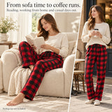 Women's Plaid Fleece Pajama Pants