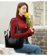 Genuine Soft Leather Tote Bag Women's Large Capacity Carrying Bags Designer Handbag Vintage Shoulder Bag Brand Commuting Bags