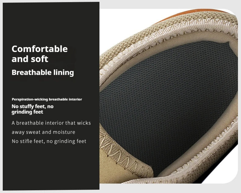 Men's Lightweight Breathable Lace-Up Shoes