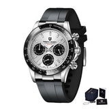 Original New PAGANI DESIGN PD-1664 Luxury Japan VK63 Movt Quartz Wristwatches Sapphire Waterproof Chronograph Gold Reloj Hombre
