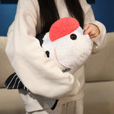 50cm Lifelike Fish Plush Stuffed Toy Goldfish Big Head Soft Pillow for Zoo Park Souvenir Lovely Lan Shou Animal Plushie