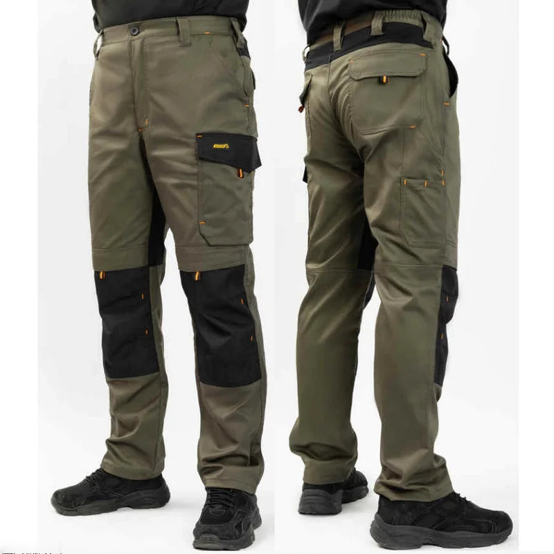 Men's Multi-Pocket Straight-Leg Cargo Pants