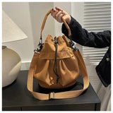 Fashionable Crossbody Bags for Women Shoulder Bag Large Capacity Oxford Women Bucket Bag Purse and Handbags