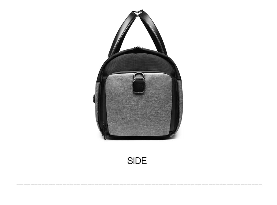 OZUKO Garment bag Multifunction Men Suit Storage Large Capacity Luggage Handbag Male Waterproof Travel Duffel Bag Shoes Pocket