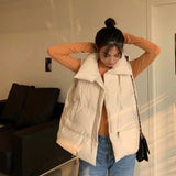 Quilted Cropped Puffer Vest