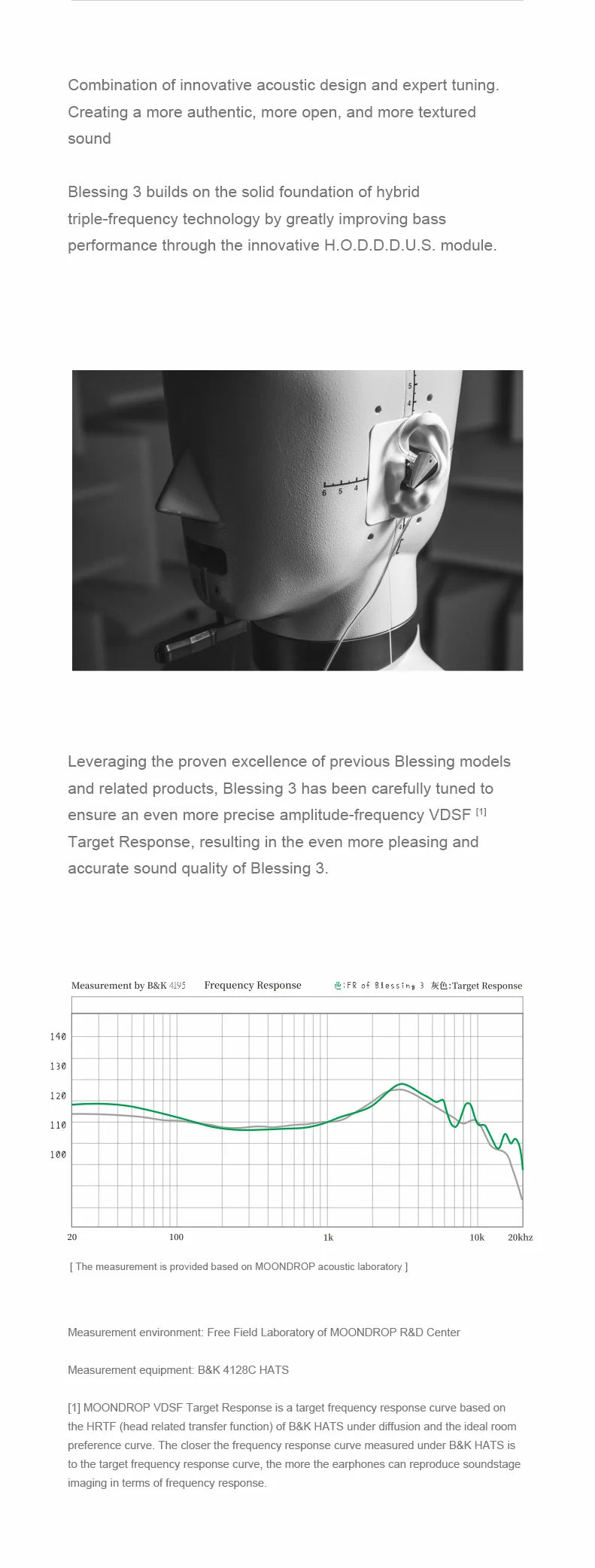 MOONDROP Blessing 3 Hybrid In-Ear Monitor (2DD+4BA)