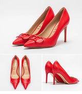 CHCH Women's Pointed Toe Ankle Strap Platform Heels