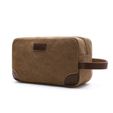 Men's Canvas Travel Wash Toiletry Bag Women Cosmetic Makeup Beauty Necessaries Bag Waterproof Dopp Kit Shaving Organizer Handbag