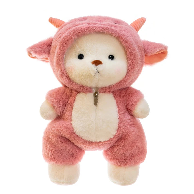 Kawaii Teddy Bear Plush – Soft Stuffed Animal Gift