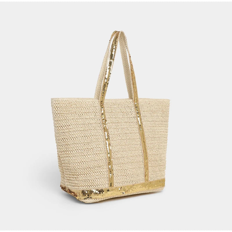 Women's Sequin Canvas Tote Bag