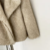 Plush Faux Fur Winter Overcoat