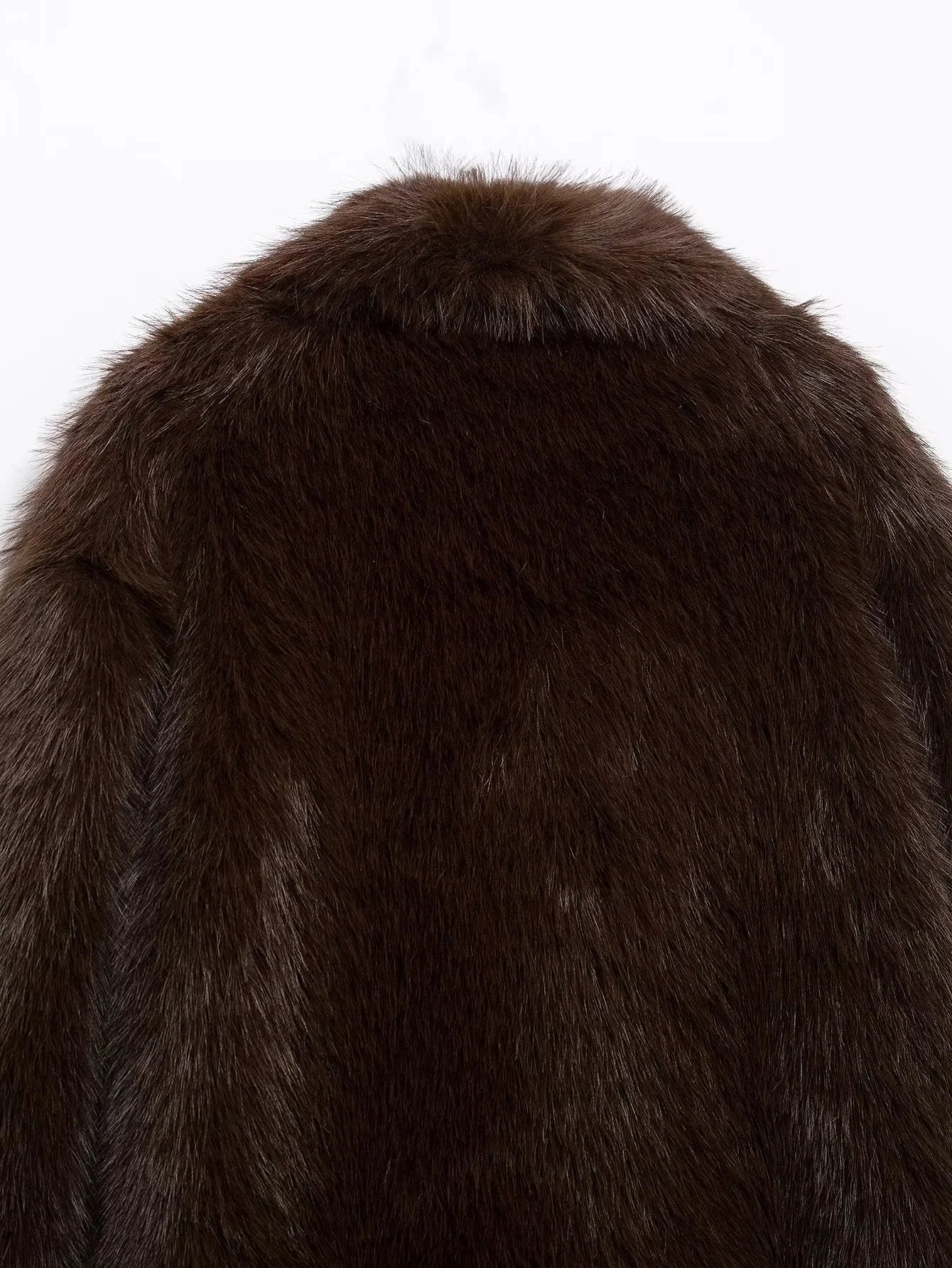 Elegant Faux Fur Oversized Coat