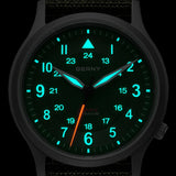 BERNY Titanium Watches for Men Super Luminous Sapphire Field Men's Watch Outdoor Quartz Wristwatch Lightweight 5ATM