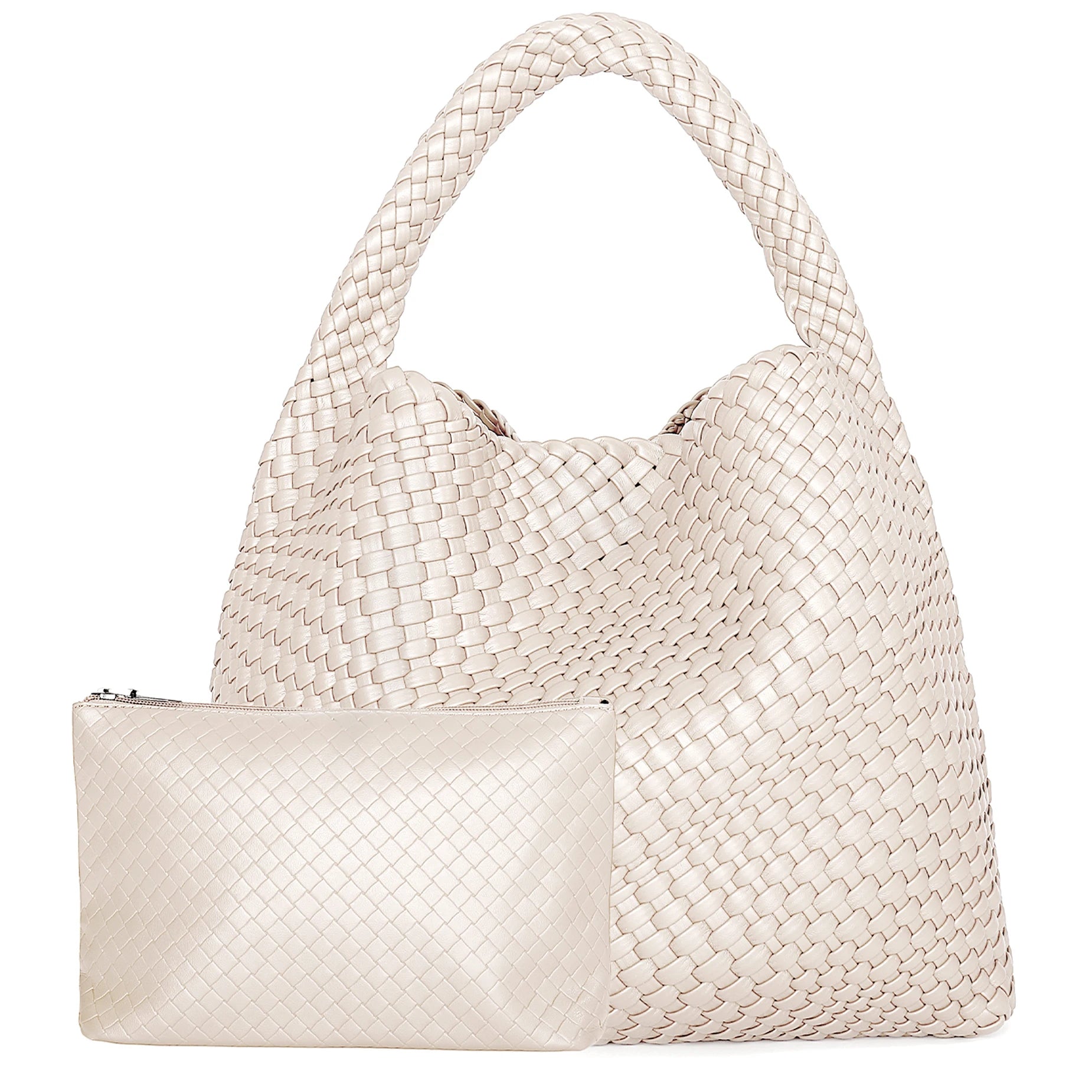 Hand-Woven Leather Tote & Shopper
