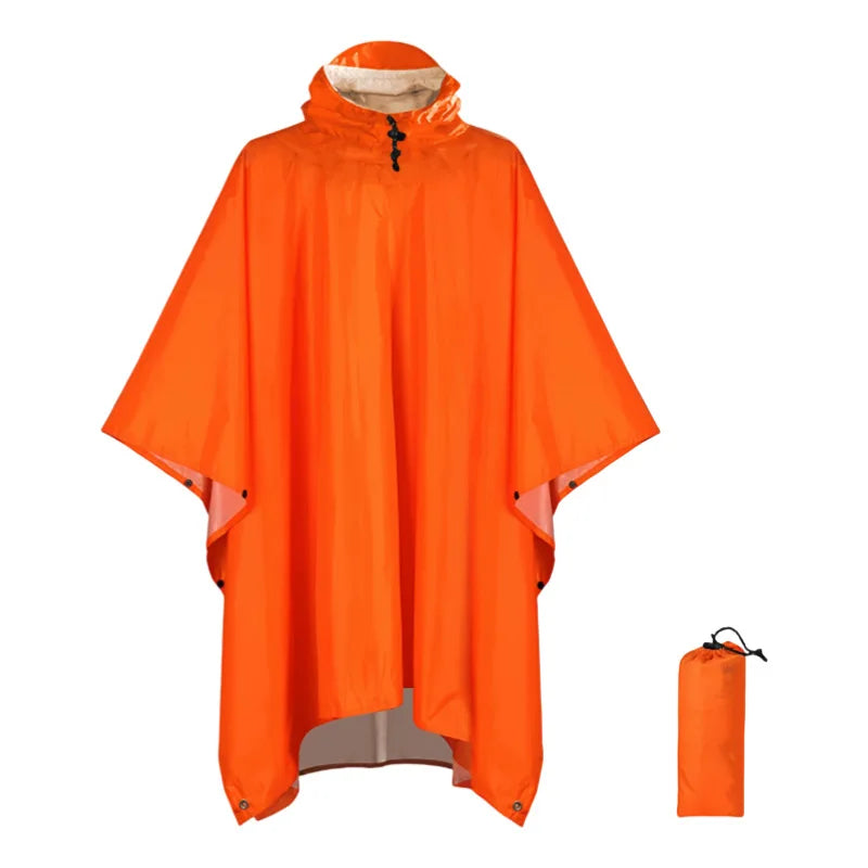 3-in-1 Waterproof Raincoat | Lightweight Outdoor Rain Cover