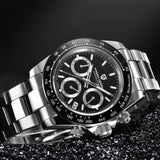 PAGANI DESIGN 2026 New Sports Chronograph Top waterproof Luxury Quartz Watch For Men Sapphire crystal Automatic Date Wrist watch
