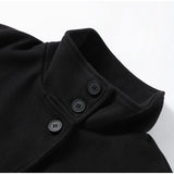 Stand Collar Woolen Short Coat