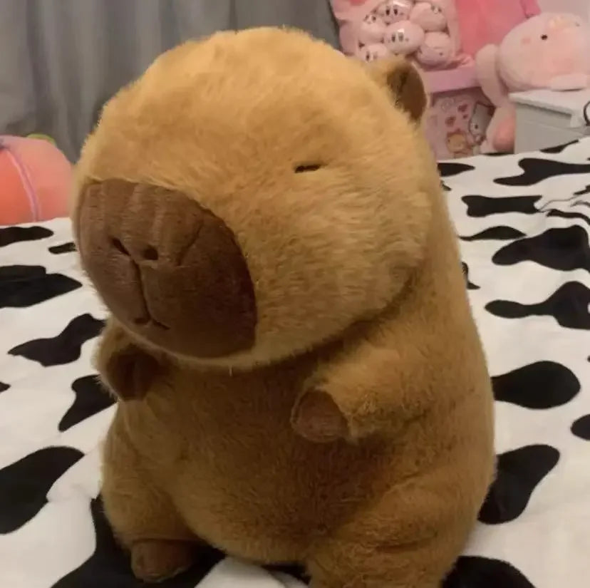 15-32cm Capybara Plush Simulation Capibara  Fluffty Toy Kawaii Plushie Cute Doll Stuffed Animals Soft Doll Plush Gift Kid Toys