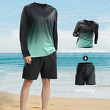 Men’s Quick-Dry Long-Sleeve Swim Set