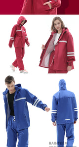 Waterproof Reflective Rain Suit – Jacket & Pants Set