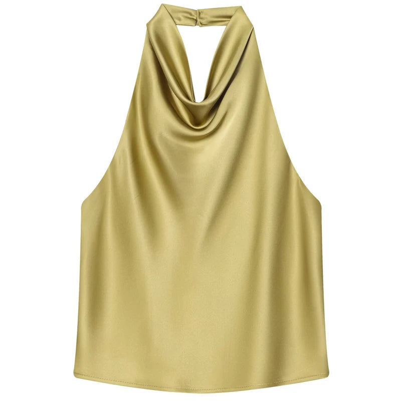 Women's Halter Backless Vest Top