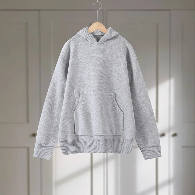Women's Relaxed Hooded Pullover Sweater