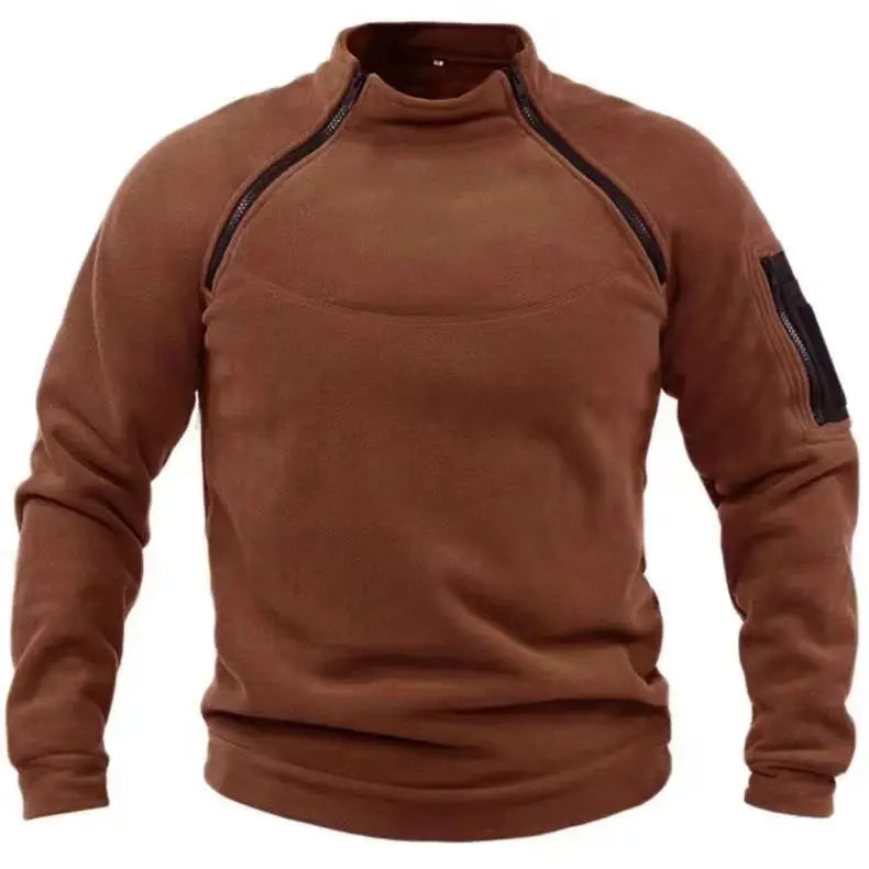 Men's Fleece Tactical Outdoor Jacket | Casual & Adventure