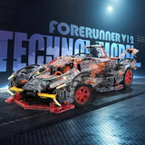 Creative DIY Racing Car Model Building Bricks Kit Advanced MOC Construction Toys for Adults Boys Girls Holiday Gift Idea