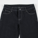 Women's Y2K Flared Jeans – Low Rise Embroidered Denim