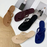 Women's Bow Flip-Flops – Flat Summer Sandals