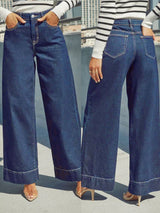 Classic High-Rise Wide-Leg Jeans