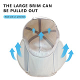 Men's Wide Brim Sun Hat – UV Protection Fishing Cap