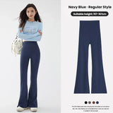 Women's High Waist Stretch Flared Pants