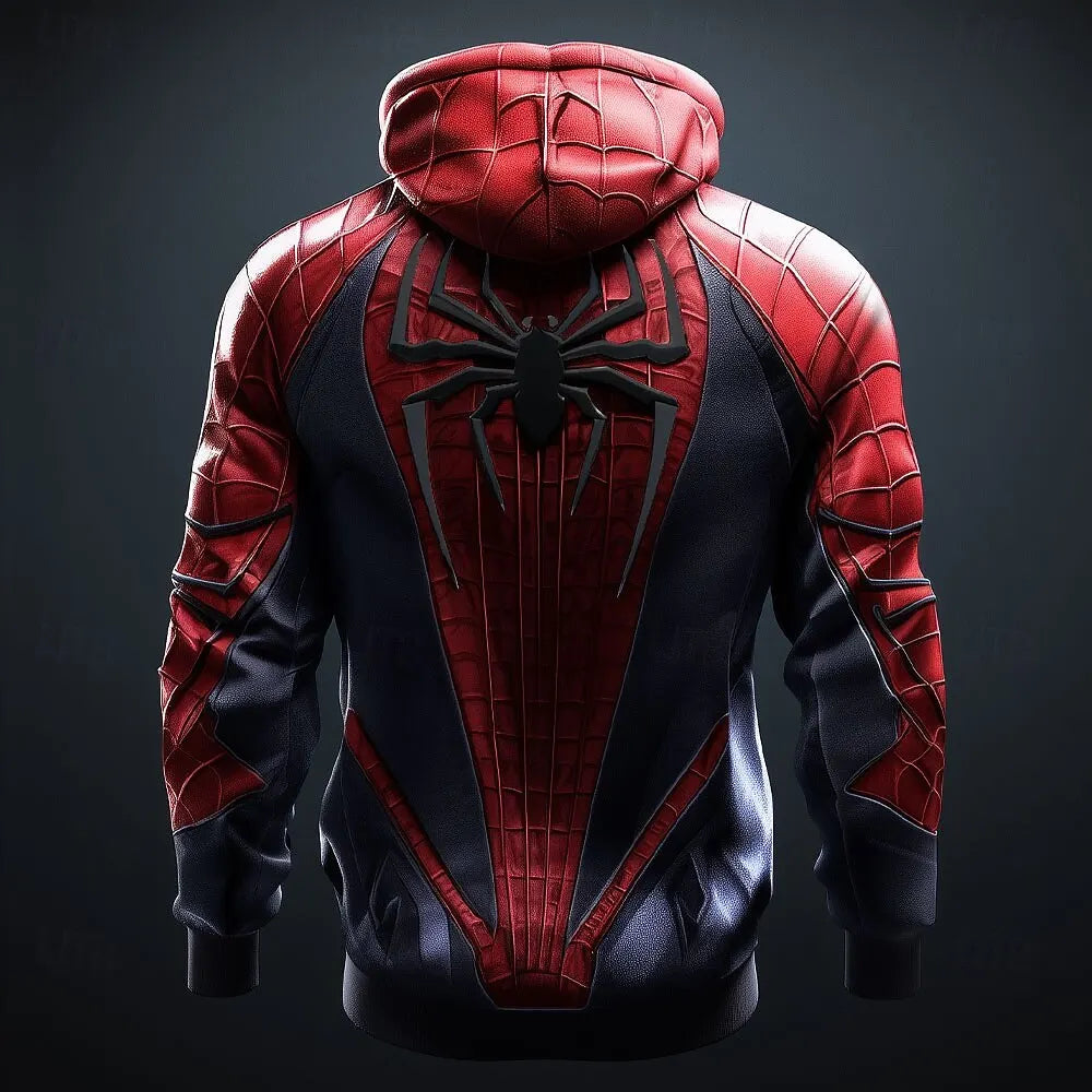 Funny 3D Spider Printed Men's Hoodies Autumn and Winter Casual Sweatshirts Fashion Comfortable y2k Clothes High Quality Pullover