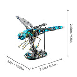 Creative Mechanical Dragonfly Construction Set Animal Building Blocks  MOC Educational Toy for Kids Adults STEM Learning Kit