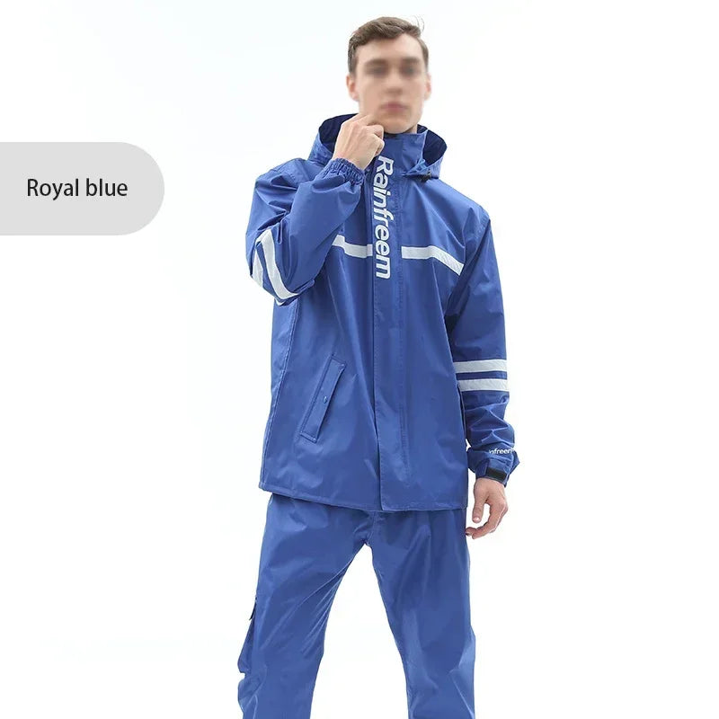 Waterproof Reflective Rain Suit – Jacket & Pants Set
