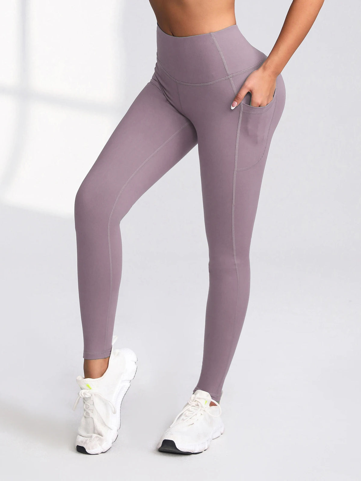 Women's High-Waist Stretch Leggings with Pockets