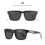 KDEAM All Black Men's Sunglasses Polarized And UV400 Protection Lens Driving Fishing Glasses Mirror With Complete Package