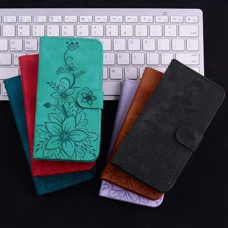 Motorola Moto Magnetic Faux Leather Wallet Phone Case