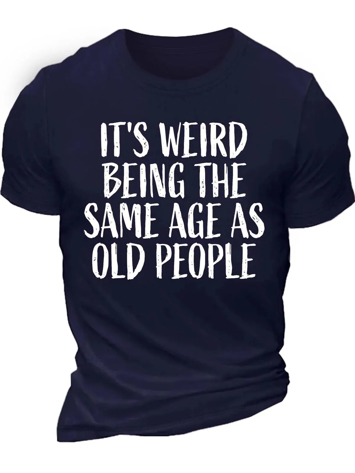 Men’s Funny Age Quote Cotton T-Shirt