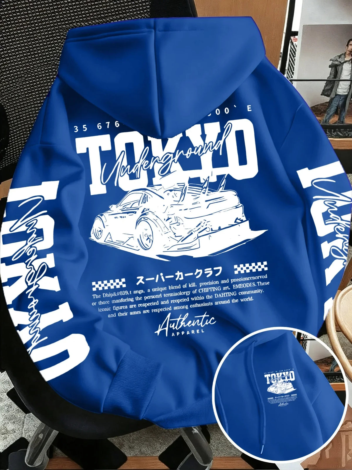 Men's Tokyo Racing Graphic Pullover Hoodie