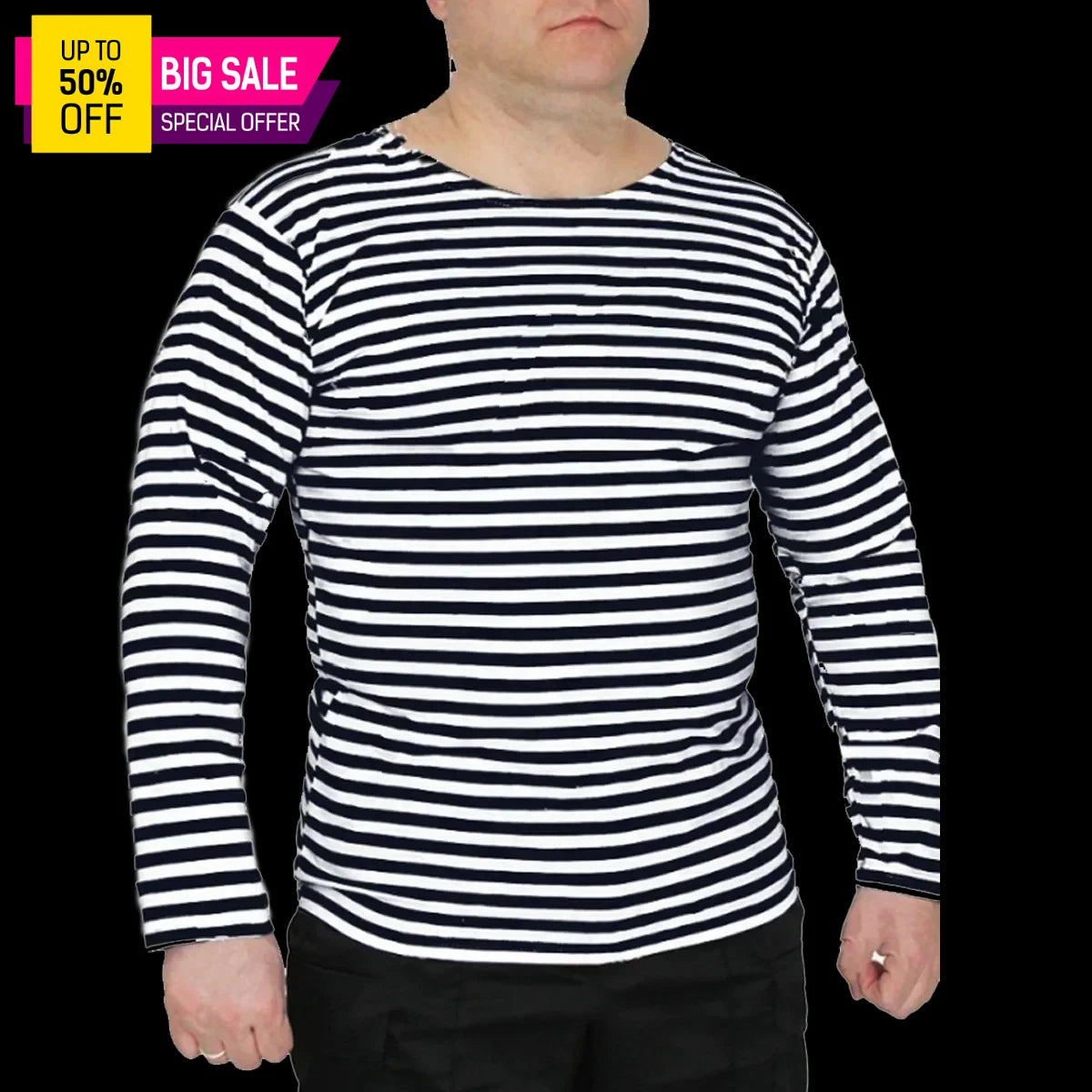 Men’s Classic Striped Telnyashka Tee