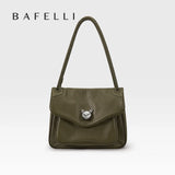BAFELLI Genuine Leather Chain Bag – Chic Crossbody Tote
