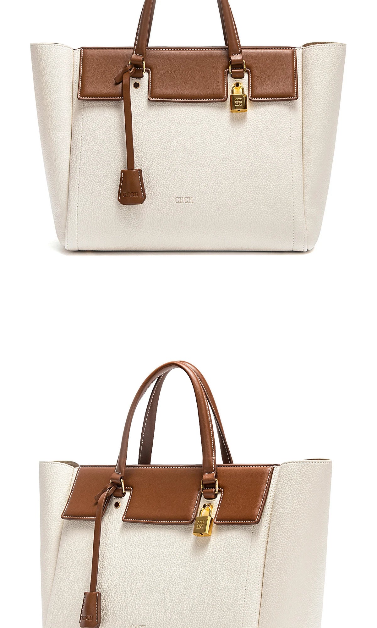 C-H Tote Bag Green New High Quality Handbag Soft Leather Woman Bags Girls Street