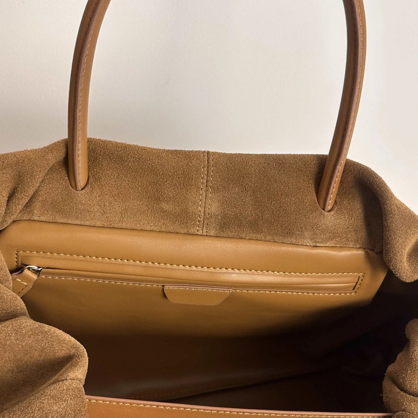 Motingsome Oversized 40cm Women Tote 100% Natural Suede Leather Lady Handbag Luxury Daily Bags Bowling Purses Matte Cowhide Bag