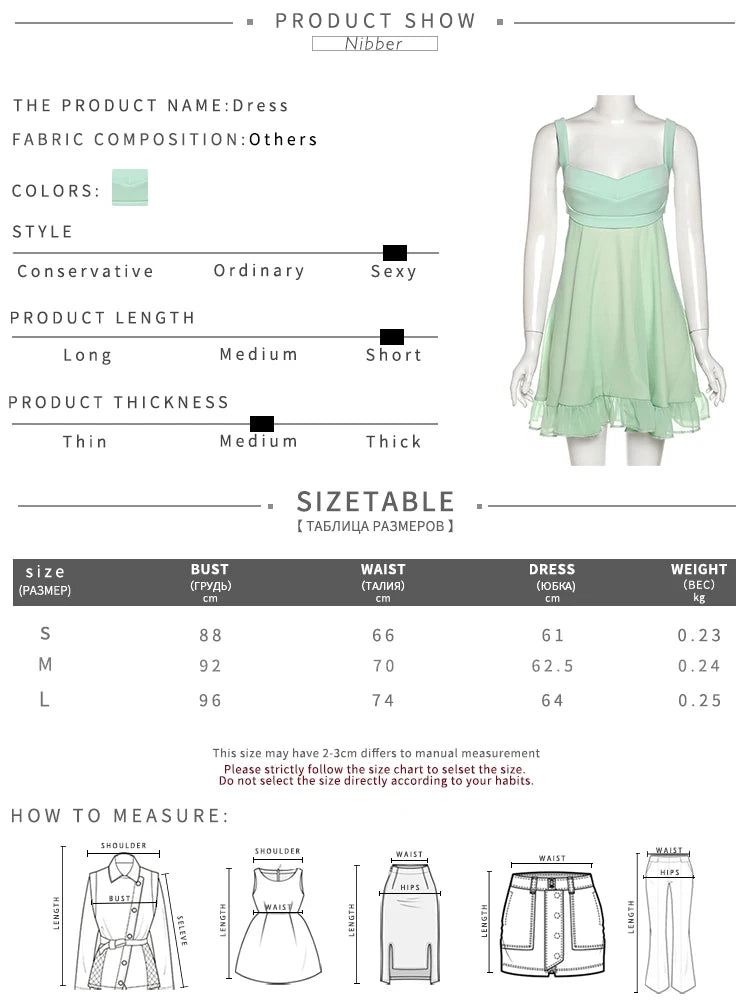 Elegant Ruffle Backless Summer Dress