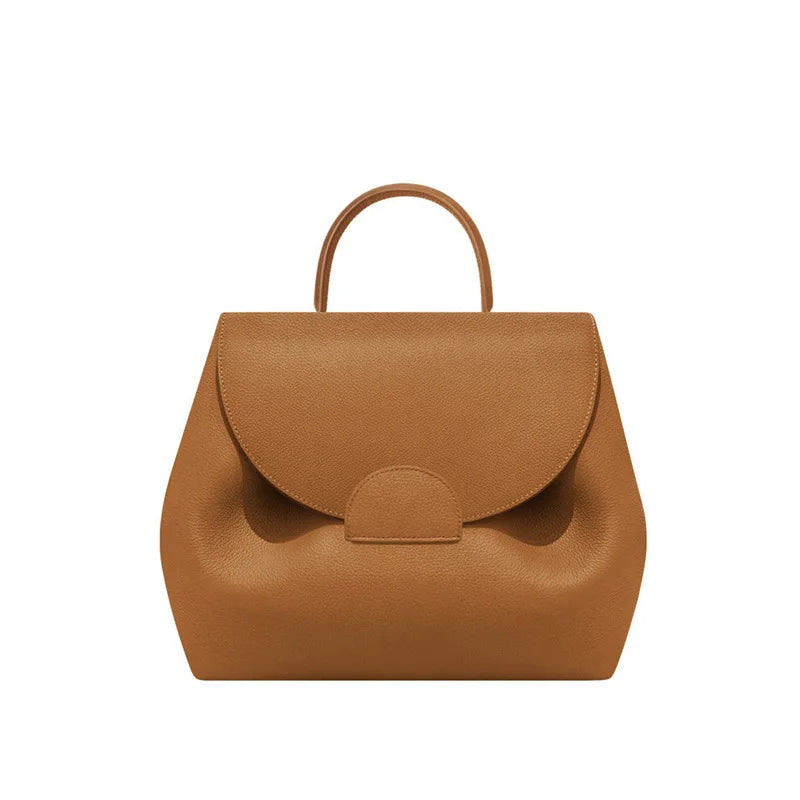 Luxury Genuine Leather Rectangle Crossbody