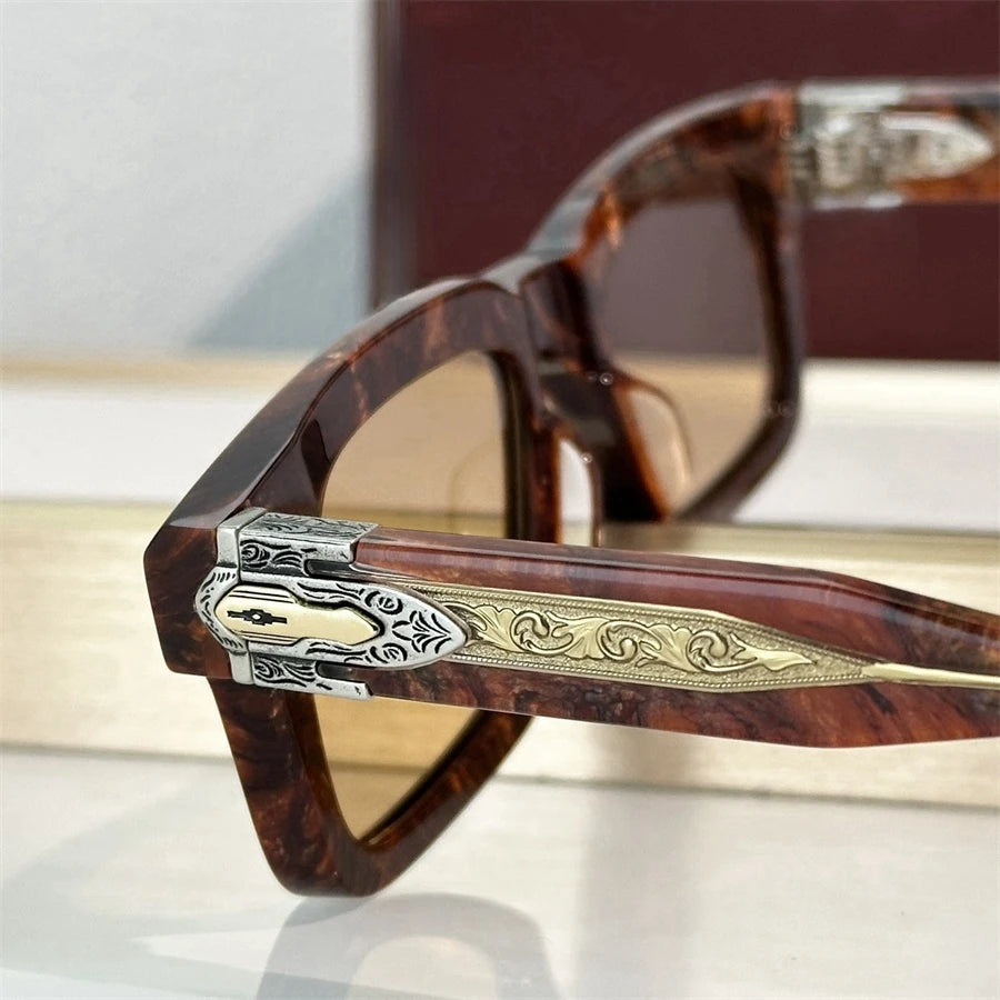 DILTA Belvedere Acetate Square Sunglasses – UV400 Women
