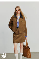 Toyouth Corduroy A-Line Mini Skirt | Autumn 2025